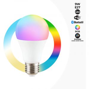 Barcelona led Ampoule LED Smart WIFI E27 - RGB + CCT - 9W