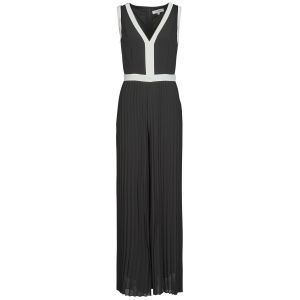 Morgan Combinaison longue plissée noir femme - Taille 38