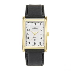 Certus Montre homme - 612405 Bracelet Cuir Noir