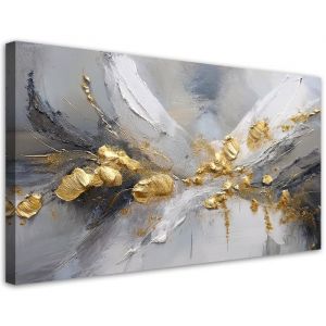 Tableau d&eacute;co Abstraction or glamour 100x50