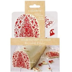 Scrapcooking Moule blister embout de bûche "Sweet Xmas"