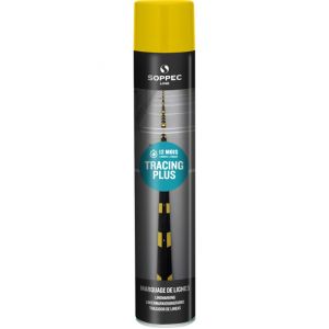 Soppec Peinture traçage Tracing Plus 750 ml RAL 1023 jaune : 151702