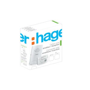 Hager Pack 10 mélodies+flash 230V, sonnette (53622)