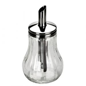 Ibili 755505 Sucrier Doseur, Inox, Transparent,0,25l