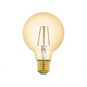 Eglo Connect E27 5,5 W globe LED G80 ambr&eacute; 2 200 K
