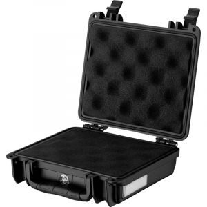 wiltec Mallette de transport universelle robuste – 19 x 17 x 6 cm – en PP et Fibre de verre – avec Mousse cube personnalisable – Valise de protection