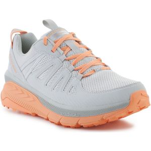 Skechers Femme Switch Back Cascades Interrupteur, Bordure Corail en Textile synthétique Gris Clair, 36 EU