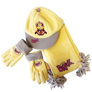 Ensemble Casquette, &Eacute;charpe Et Gants Polaire Bratz