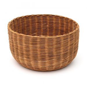 Panier tiss&eacute; en rotin ‐ rond, L