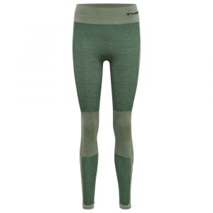 Hummel Leggings Taille Moyenne Sans Couture Cleaa XS Laurel Wreath / Lily Pad Melange