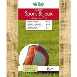 Les doigts verts Gazon Sport & Jeux Enrichi 1kg