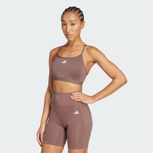 Adidas Brassière de training 3 bandes Aeroreact, pointure Small - Taille Small