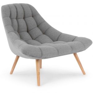 Image de No Fauteuil Danios Tissu Gris clair