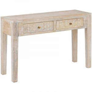 Atmosphera Console 2 tiroirs Shirel manguier L120cm Créateur D'intérieur