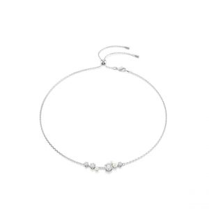 Swarovski Collier Femme Constella Bars - 5705626 M&eacute;tal rhodi&eacute; Argent
