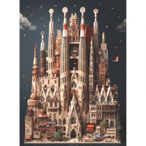 Anatolian Puzzle 1000 pièces : La Sagrada Familia