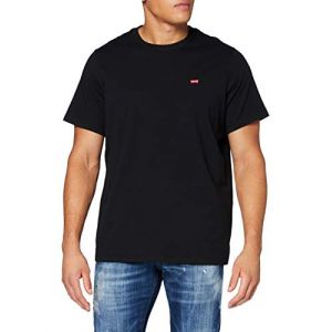 Levi's Big & Tall - Original - T-shirt à petit logo - Noir