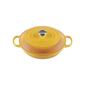 Le Creuset Faitout Signature Signature en Fonte Émaillée, Rond, 30cm, 3.2 L, 5.555 kg, Nectar, 21180306724430