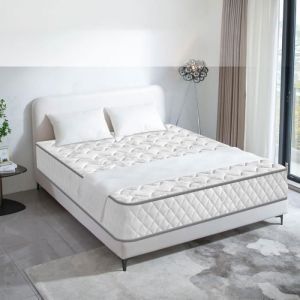 Yidatong - Matelas 140x190 Matelas à Ressort 21cm Épaisseur en Mousse Mémoire de Forme Transpirant 7 Zones de Confort