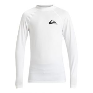 Quiksilver T-shirt Everyday manche longue blanc noir garçon - 10