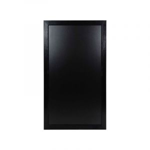 Interface Plv - Ardoise murale double face moulure large couleur noir dimensions 104 x 59 cm