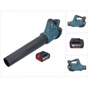 Bosch Gbl 18V-750 Professional Souffleur sans fil 18 v biturbo Brushless + 1x batterie 4,0 Ah - sans chargeur