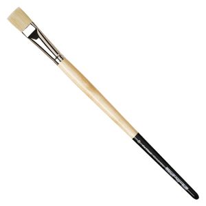 Da Vinci Brosse plate Chuneo Soies synthétiques blanches S.7129 24