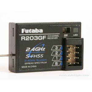 Futaba Récepteur R203GF 2,4GHz FHSS / S-FHSS - 3 voies