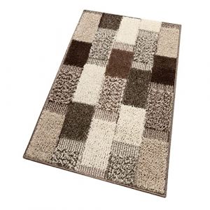 Emmevi Mv S.p.a. - Tapis de Bain Moderne Doux Antidérapant Tapis de Douche Lavable Absorbant Marron - 60x120 cm