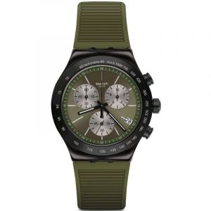 Image de Swatch Bracelet silicone / plastique homme - Montre Jungle Snake - Couleur de la matière:Noir