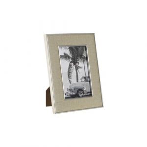 Home ESPRIT Cadre Photo Argent Verre Polystyrène Romantique 15,5 x 1,5 x 20,5 cm