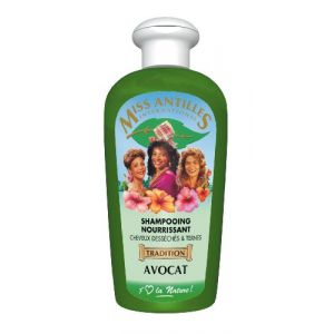 Miss antilles Shampoing nourrissant pour cheveux desséchés et ternes à l'avocat