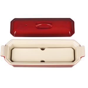 Le Creuset Terrine réctangulaire en céramique et sa presse (32 cm)