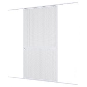 Image de Windhager Porte coulissante moustiquaire, individuellement découpable, blanc, 120 x 240 cm, 03843