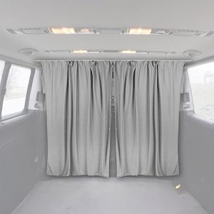 Omac Rideaux de cabine pour VW Transporter T6 2015-2019 gris