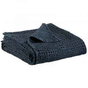 Vivaraise Jet&eacute; de lit Tana coton cobalt 240x260