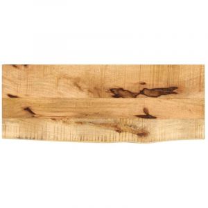 VidaXL Dessus de table 80x20x2,5 cm bord vif bois massif manguier brut