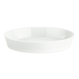 Image de Pillivuyt Plat sabot ovale blanc 32 x 23cm en porcelaine - Collection Générale