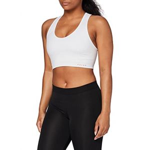 Falke Women's Bra Top Madison Low Support - Brassière taille M, blanc/gris