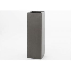 Colonne pot 97 cm - Lou De Castellane - Gris - Pierre