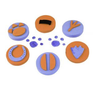 Eduplay Tampons pour main Empreintes animaux, set de 6