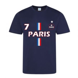 Tee-Shirt Foot Enfant Paris 1 &Eacute;toile &ndash; Bleu Marine (Produit G&eacute;n&eacute;rique)