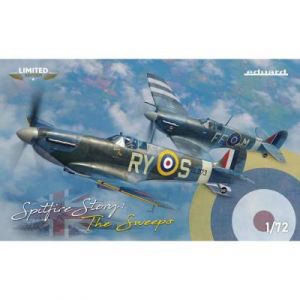 Eduard Maquette avion DUAL COMBO : SPITFIRE STORY - The Sweeps - 1/72