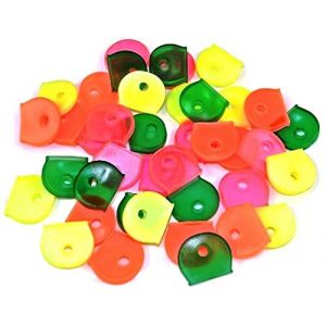 Bulk Hardware Lot de 24 cache-clés Couleurs fluorescentes - BH01826