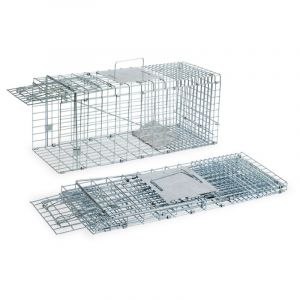Poulailler direct Gaun - Cage Piège Anti Nuisible Volailles Pliable Une Entrée Taille Moyenne