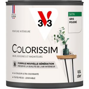 V33 Peinture Colorissim satin Gris poudr&eacute; 0L5