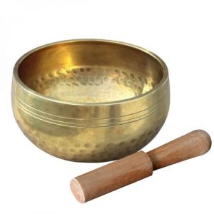 Bol chantant tibétain de méditation avec maillet - Diam 10 cm - Vivezen
