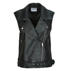 Noisy may Lina Black Contrast Lining - Gilet - noir - S - 100% Polyester,100% Polyester