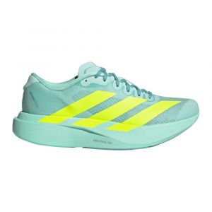 Adidas Adizero Evo SL Chaussure De Compétition Femmes - Turquoise, Jaunes Fluo, Pointure 38 2/3