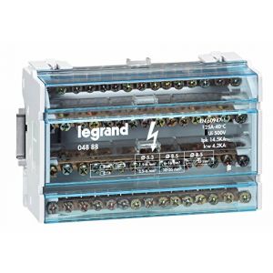 Image de Legrand Répartiteur tétrapolaire monobloc à bornes 4 barreaux 125A 8 modules 004